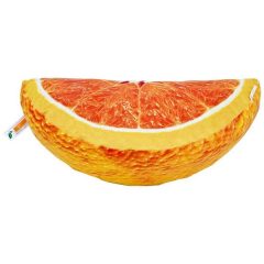 PILLOW ORANGE CUSHION - QUARTER  37X17CM