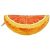 PILLOW ORANGE CUSHION - QUARTER  37X17CM