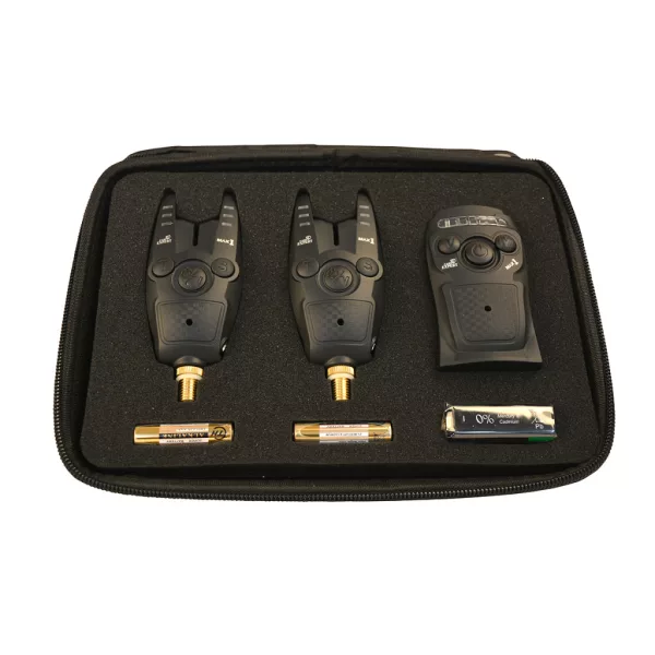 CARP EXPERT MAX1 BITE ALARM 3+1 PIROS,SÁRGA, KÉK