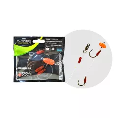   WIZARD MONSTER SURFACE LIVEBAIT DOUBLE MONO RIG 7/0+9/0 ROUND