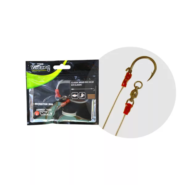 WIZARD MONSTER CLASSIC BRAID RIG 9/0 ROUND