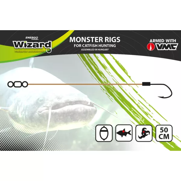 WIZARD MONSTER CLASSIC BRAID RIG 9/0 ROUND