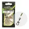 WIZARD SPIRÁL KAPOCS 3 FLUOROCARBON ELŐKE 11KG 25CM 2DB/CS
