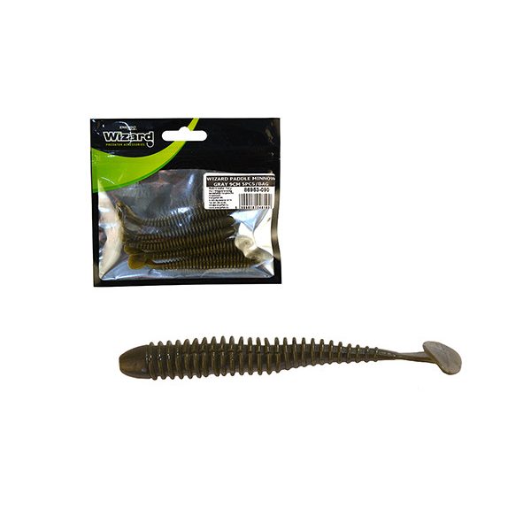 WIZARD POWER MINNOW GRAY 9CM 5PCS/BAG