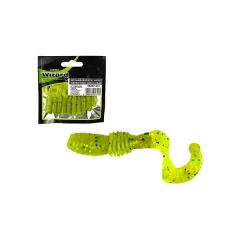 WIZARD HARPEX TWIST GREEN 5CM 10PCS/BAG