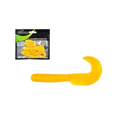 WIZARD HARPEX TWIST YELLOW 5CM 10PCS/BAG