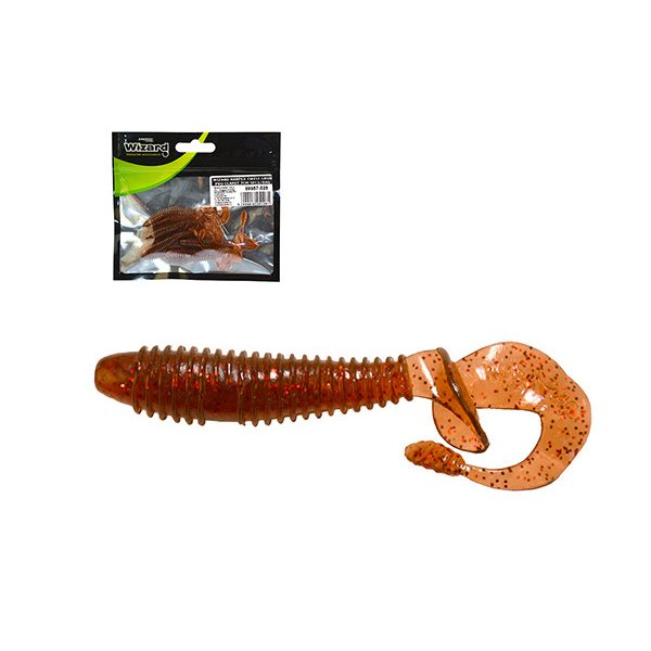 WIZARD HARPEX TWIST GRUB PRO YELLOW 7CM 5PCS/BAG