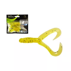 WIZARD HARPEX TWIST DOUBLE POPPY-YELLOW 7CM 5PCS/BAG