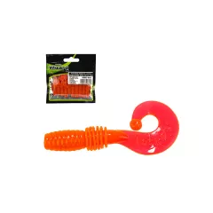 WIZARD HARPEX TWIST EXTRA POPPY-ORANGE 5CM 10PCS/BAG