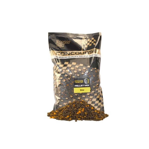 BENZÁR CONCOURSE TWISTER PELLET MIX MARZIPAN-GARLIC 800 GR
