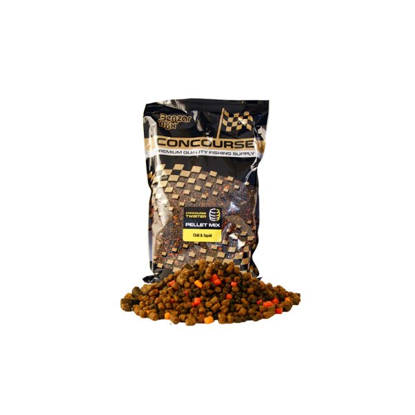 BENZÁR CONCOURSE TWISTER PELLET MIX MARZIPAN-GARLIC 800 GR