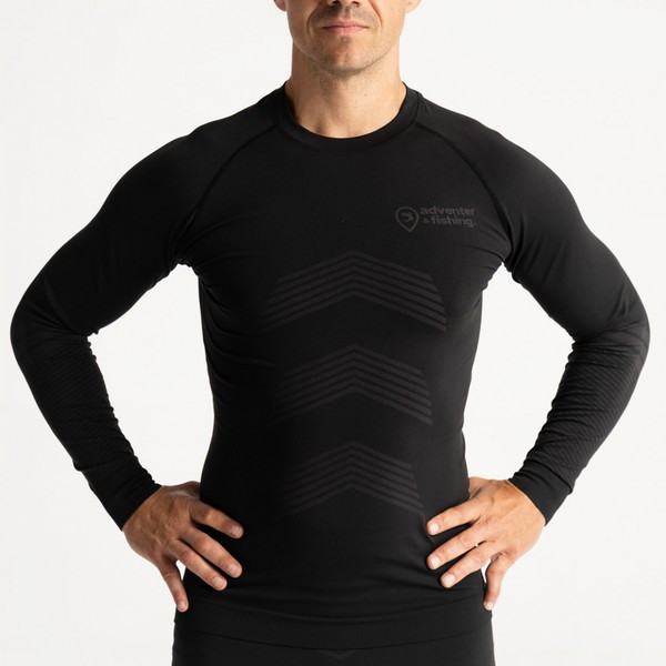 ADVENTER UNDERSHIRT STEEL  BLACK ALÁÖLTÖZŐ XS-S