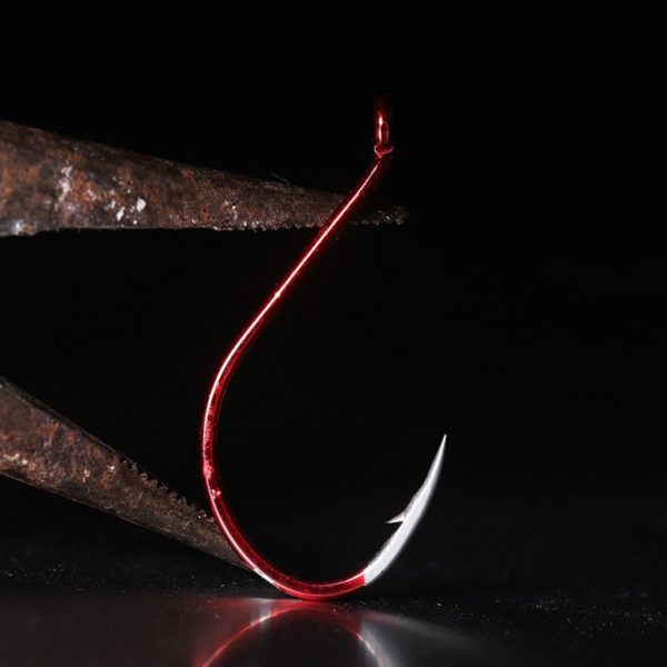 BKK RED OCTOPUS BEAK HARCSÁZÓ HOROG 10/0# 3 DB/CSOMAG