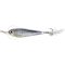 LIVETARGET FLUTTER SHAD JIGGING SPOON SILVER/BLACK 55 MM 14 G