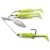 LIVETARGET MINNOW SPINNER RIG PURPLE CHARTREUSE/SILVER SMALL 7 G