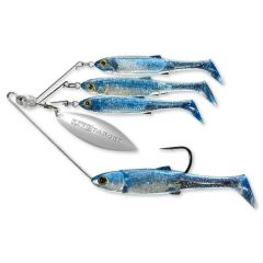 LIVETARGET MINNOW SPINNER RIG BLUE/SILVER SMALL 11 G