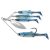 LIVETARGET MINNOW SPINNER RIG BLUE/SILVER SMALL 11 G