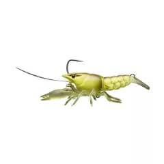   LIVETARGET LIVE CRAW FINESS BAIT  CHARTREUSE PUMPKIN 63MM 11G SLOW SINKING