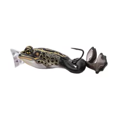   LIVETARGET THE ULTIMATE FROG POPPER BAIT  BROWN / BLACK 50MM 21G FLOATING