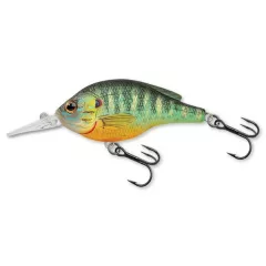   LIVETARGET PUMPKINSEED CRANKBAIT NATURAL/MATTE 70MM 14G FLOATING SHALLOW