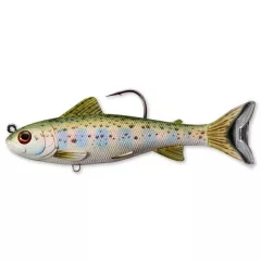   LIVETARGET TROUT (PARR) SWIMBAIT SILVER/OLIVE 109MM 21G SINKING