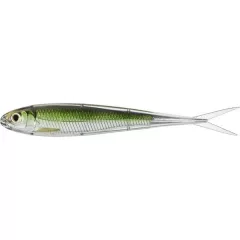   LIVETARGET MINNOW SOFT JERKBAIT SILVER/GREEN 100MM - SINKING 4DB/CSOMAG