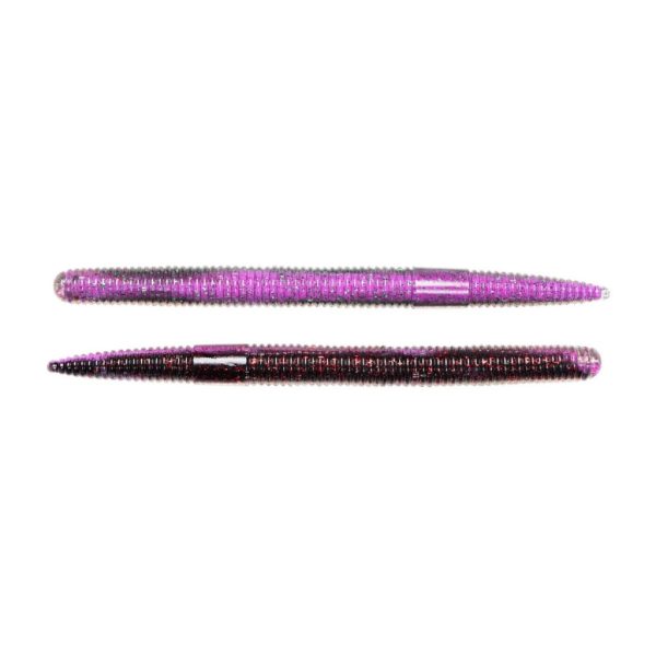 LIVETARGET 4" STICK WORM PURPLE / BLACK 102 MM  SINKING 8DB/CS
