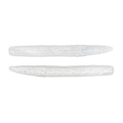   LIVETARGET 4" STICK WORM WHITE / ALBINO 102 MM SINKING 8DB/CS