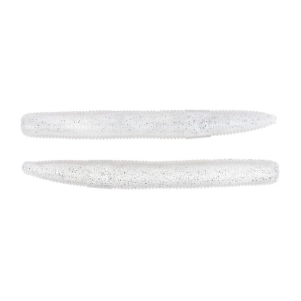 LIVETARGET 4" STICK WORM WHITE / ALBINO 102 MM SINKING 8DB/CS