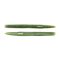 LIVETARGET 6" STICK WORM GREEN / CREAM 150 MM  SLOW SINKING