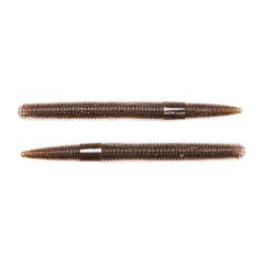   LIVETARGET 6" STICK WORM BROWN / BLACK 150 MM  SLOW SINKING