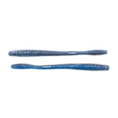   LIVETARGET 4.5" STRAIGHT TAIL WORM SILVER / BLUE 114 MM  SINKING 10DB/CS