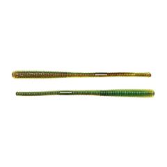   LIVETARGET 4.5" FINESSE WORM BROWN / CHARTREUSE 114 MM  SINKING