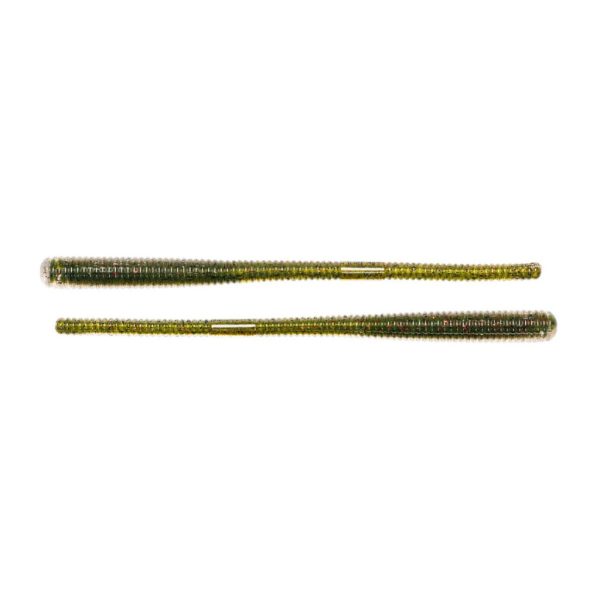 LIVETARGET 5.5" FINESSE WORM GREEN / RED 140 MM  SINKING