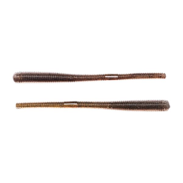 LIVETARGET 6.5" FINESSE WORM BROWN / BLACK 165 MM  SINKING 10DB/CS