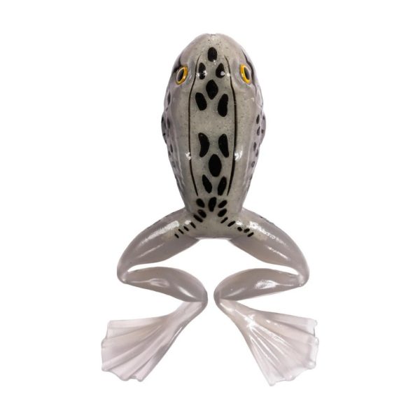 LIVETARGET 2” FREESTYLE FROG 2.0 GREY / WHITE 50 MM  FLOATING