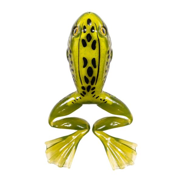 LIVETARGET 2.5” FREESTYLE FROG 2.0 MOSS / YELLOW 60 MM  FLOATING
