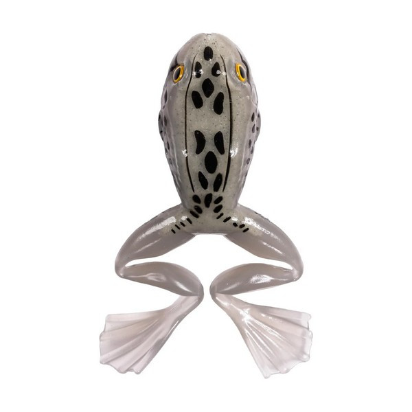 LIVETARGET 2.5” FREESTYLE FROG 2.0 GREY / WHITE 60 MM  FLOATING