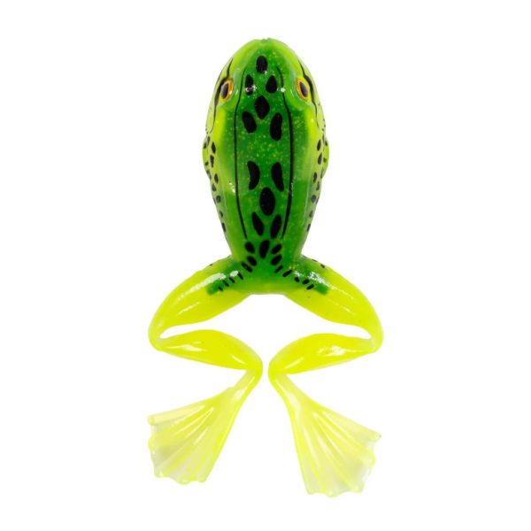 LIVETARGET 3” FREESTYLE FROG 2.0  CHARTREUSE / GREEN 75 MM  FLOATING 2DB/CS