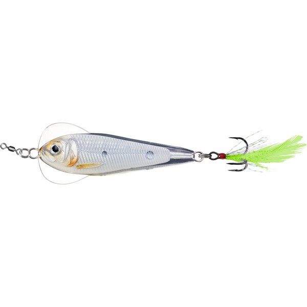 LIVETARGET FLUTTER SHAD GLOW/BLACK  60MG 21G
