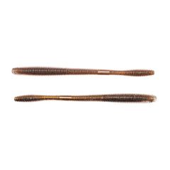   LIVETARGET 5.5" STRAIGHT TAIL WORM BROWN / BLACK 140 MM  SINKING