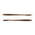 LIVETARGET 5.5" STRAIGHT TAIL WORM BROWN / BLACK 140 MM  SINKING