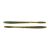 LIVETARGET 5.5" STRAIGHT TAIL WORM GREEN / RED 140 MM  SINKING