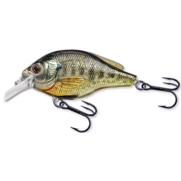LIVETARGET BLUEGILL FLAT-SIDE SQUAREBILL METALLIC/GLOSS 70 MM 14 G FLOATING