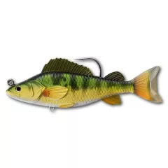   LIVETARGET YELLOW PERCH SWIMBAIT YELLOW/GREEN 134 MM 35 G SINKING