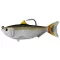 LIVETARGET SCALED SARDINE SWIMBAIT SILVER/GREEN 95 MM 14 G SINKING
