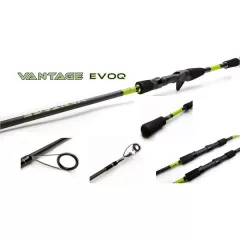   MUSTAD VANTAGE EVOQ BAITCASTER 6'2" ML 2SEC 189CM 7G - 28G