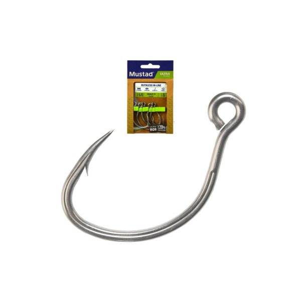 MUSTAD RUTHLESS IN-LINE TITAN STEEL 3/0 5DB/CSOMAG