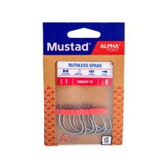 MUSTAD RUTHLESS SPADE TITAN STEEL 3/0  5DB/CSOMAG