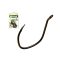 MUSTAD ULTRA NP SINGLE CATFISH, BLACK NICKEL 2/0 8DB/CSOMAG